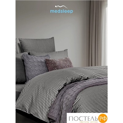 Medsleep ЛИНДАУ сер Пододеяльник на молнии 200х215-1, 1 пр., хл
