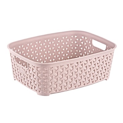 Корзина HobbyLife Rattan, размер XS, с ручками, 14х19х7 см, цвет МИКС