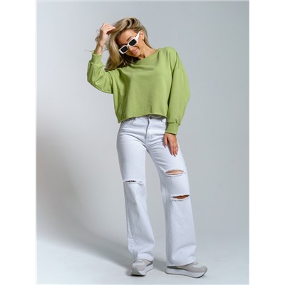 973 Свитшот "Салатовый"