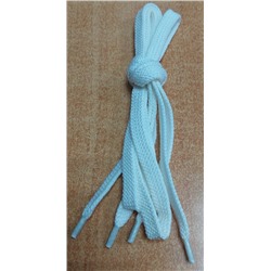 Шнурки бел плоские 100 см