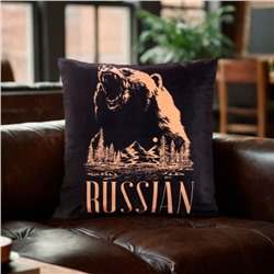Подушка декоративная «Этель» Russian, 40×40 см, велюр