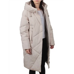 8825 LT. BEIGE Пальто зимнее женское (200 гр. холлофайбер)