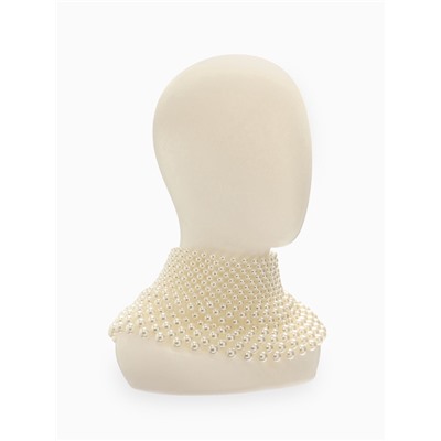 Колье-чокер жемчуг «Богема. Россыпь», белое, d=8/10/12