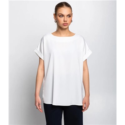 Блуза #ОКТ035001-1, молочный