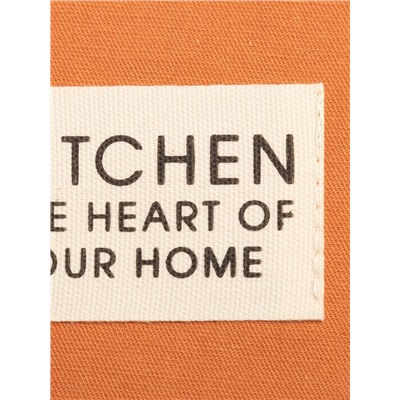 Набор салфеток «Этель» Kitchen, 30×40 см - 2 шт., 100% хлопок, саржа 220 г/м², оранжевый