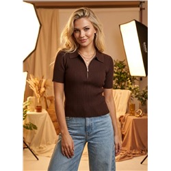 Футболка-поло (вязаный трикотаж)