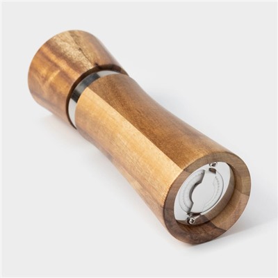 Мельница для специй Magistro Wooden, 5×16.5 см, керамический механизм, коричневая