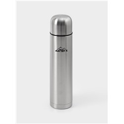 УЦЕНКА Термос гильза Мастер К, с кружкой, сохраняет тепло 24 ч, гарантия 5 лет, хром