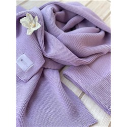 Шарф палантин из мериноса COCCON, Лаванда