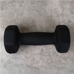 Гантель неопреновая Woohooo Warm Up / WU-3В / 3 кг / черный / уп8