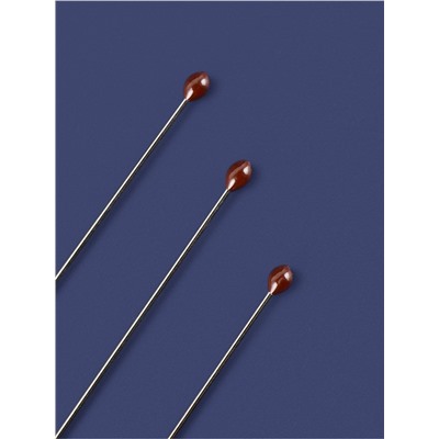 Булавки портновские TEIRA, 40 мм, d=0.45 мм, 50 шт., стальные