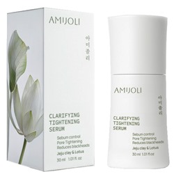 AMIJOLI Cыворотка для лица с кислотами, вулканической глиной и экстрактом лотуса 30 мл