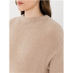 Блуза вязаная бежевого цвета