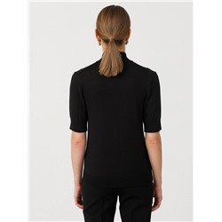 Водолазка чёрная с коротким рукавом