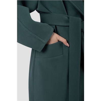 01-12216 Пальто женское демисезонное (пояс)