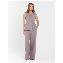 Жилет в полоску с карманами