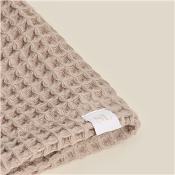 Халат вафельный женский SL HOME: Basic «Саббиа», хлопок 100%, коричневый