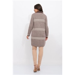 Кардиган В 1617/кофейный микс