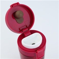 Термокружка с кнопкой новогодний «Котик», 350 мл