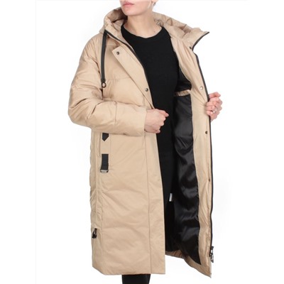 2211 BEIGE Пальто зимнее женское LYDIA (200 гр. холлофайбер)
