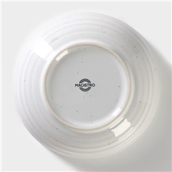 Салатник Magistro Urban, 600 мл, d=16 см, фарфор, белый