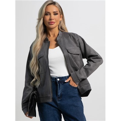 Бомбер Александра (графит) Б15302-2М