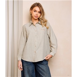 Рубашка #КТ8010 (3), фисташковый