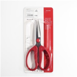 Ножницы портновские Premium, скошенное лезвие, 8", 20 см, красные