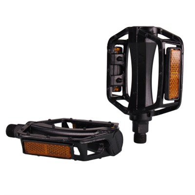 Педаль для MTB MIXIEER MX-P803 алюминиевая, чёрный цвет, картридж. ось 2S из бористой стали, сталь. подшипники, рефлектор, 100х108мм, 9/16, /уп 50/