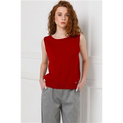 Блуза вязаная без рукавов