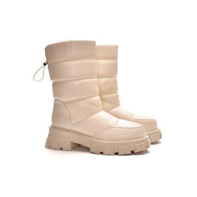 998 Fashion A2795-МП/Z Полусапожки женские молочн иск кожа, подклад иск мех