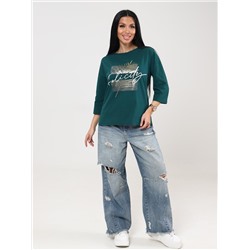 Хоста - футболка изумрудный