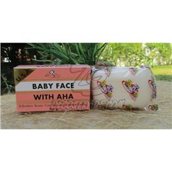 Омолаживающее мыло с АНА кислотами от K.BROTHERS, Baby Face Soap With AHA, 110 гр