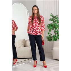 Блузка МД-249 красный