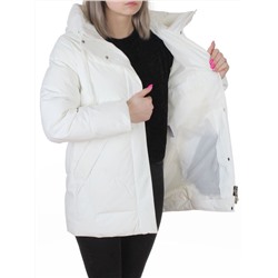YR-6612 WHITE Куртка зимняя женская (150 гр. холлофайбер)