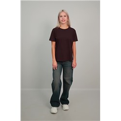 Женская базовая хлопковая футболка Happyfox