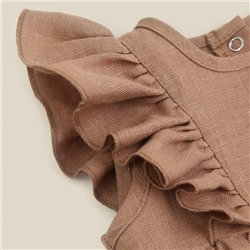 Боди детское SL HOME, рост 80-86 см, кофейное