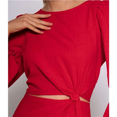 Платье #ОКТ025014, красный