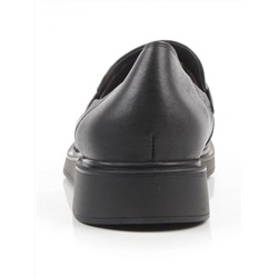 03-DEB103-1 BLACK Лоферы женские (натуральная кожа)