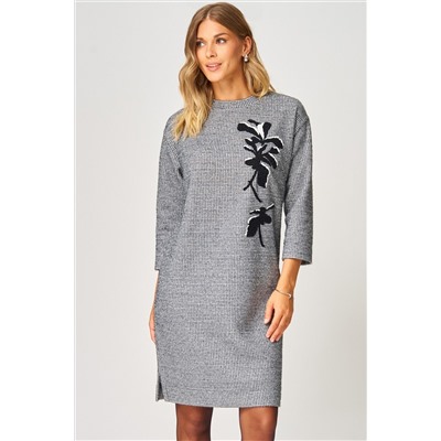 Laikony L-183 черно-белый, Платье