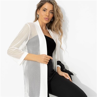 Кардиган оригинальный, Для стильного образа (белый)