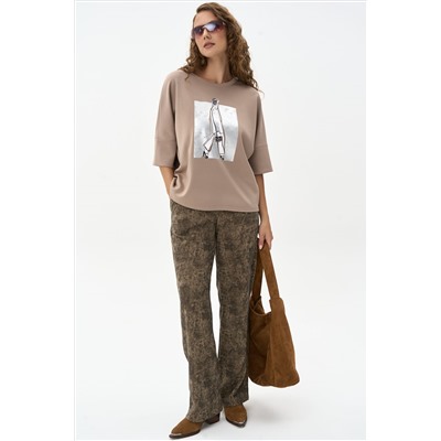 Брюки Барнео (вельвет/мокко)