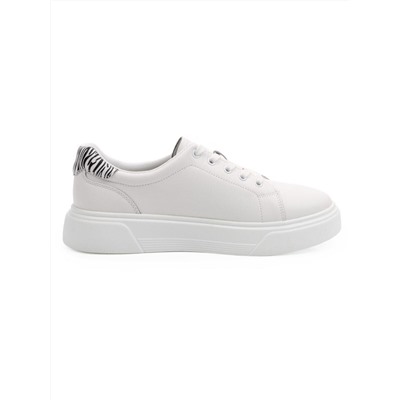 03-YC523-3 WHITE Полуботинки спортивные женские (натуральная кожа)