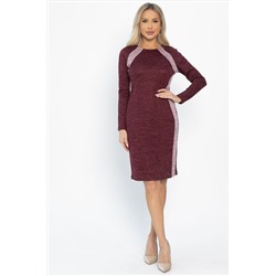 Платье трикотажное Елея (бордовое) П14589-10М