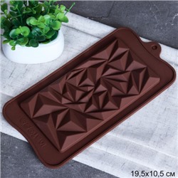 Форма для шоколада силиконовая / HL-245 /уп 300/ 21*10,3*1 см/ 0,04