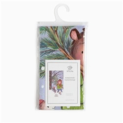 Полотенце кухонное новогоднее «Этель» Happy holidays, 40×73 см, 100% хлопок, саржа 190 г/м²