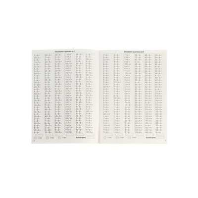 Набор книг «З500 примеров по русскому и математике», 3 шт. по 24 стр.