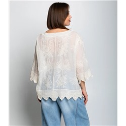 Блуза #КТ42 (4), светло-бежевый