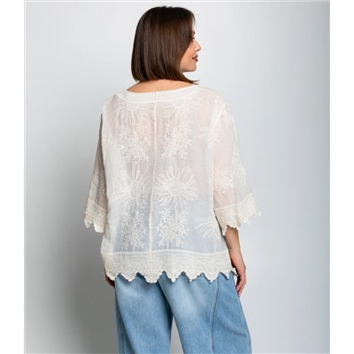 Блуза #КТ42 (4), светло-бежевый