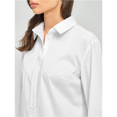 Блузка белая с длинным рукавом